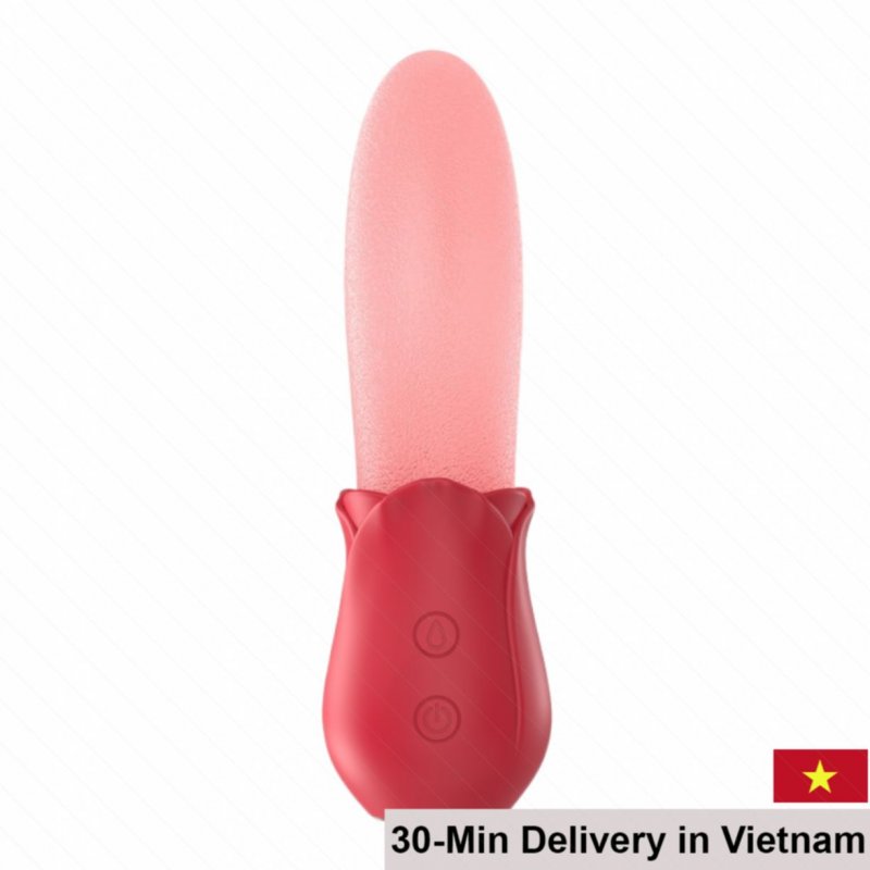Silicone USB Rechargeable Soft Tongue Vibrating Licker 