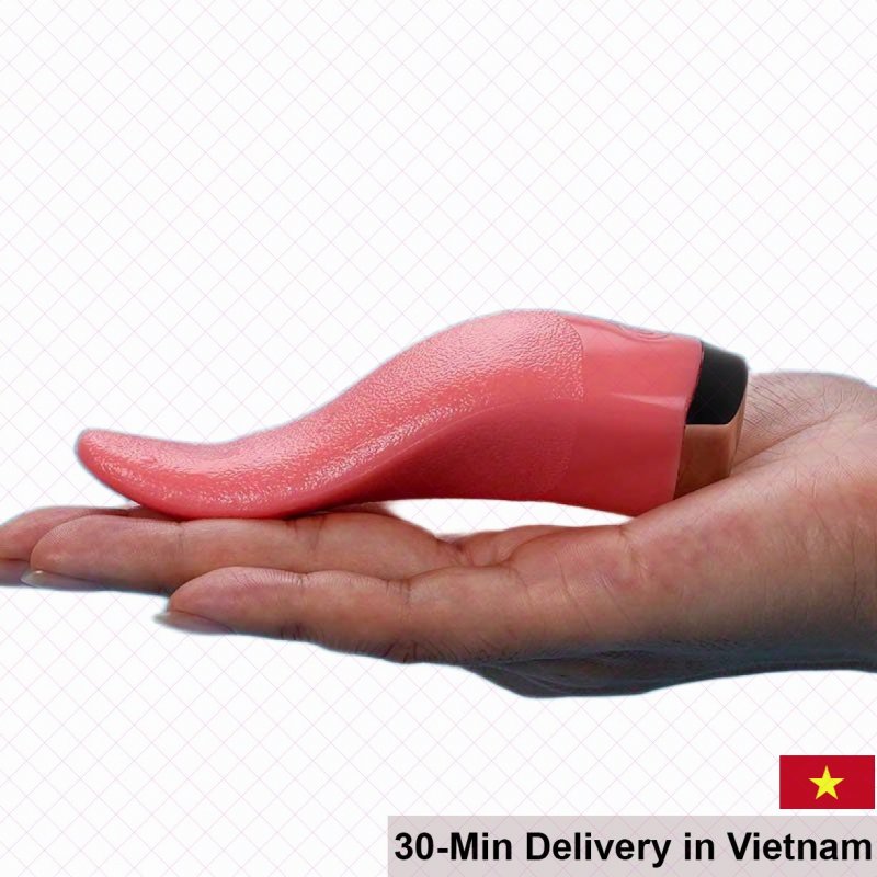 Galaku Tongue Mini Compact Vibrating Oral Simulation Toy 