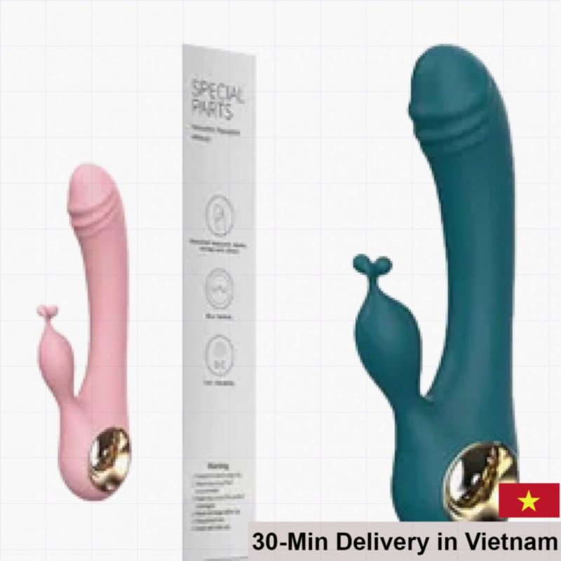 Lilo Vibrator 10 Modes Intense Silicone Pink Dark Blue 