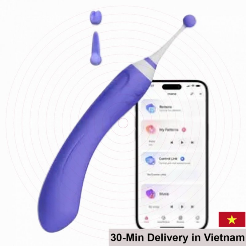 Lovense Hyphy Vibrator with 3 Heads Remote Control App 