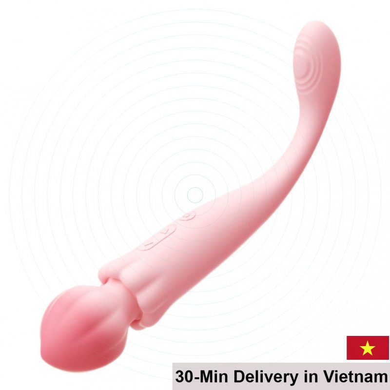 Ankni 2-Head G-Spot Massager Multi-Speed Silicone Pleasure 