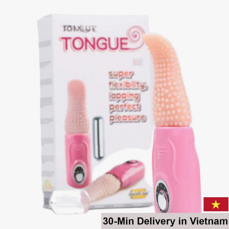 DC 03 3-Speed Tongue Licking Vibrator Female Oral Sex Pleasure Tool 