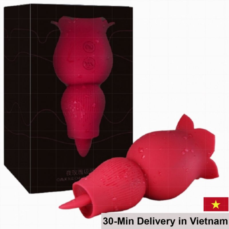 Dibe Japan Dual Head Sucking Tongue Clitoral Massager 