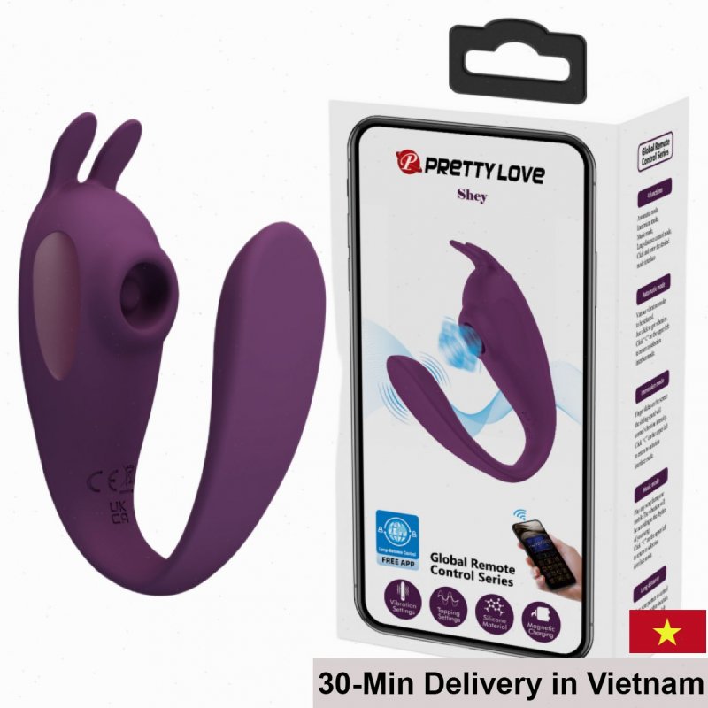 Pretty Love Shey Egg Vibrator 10 Powerful Suction & Vibration 