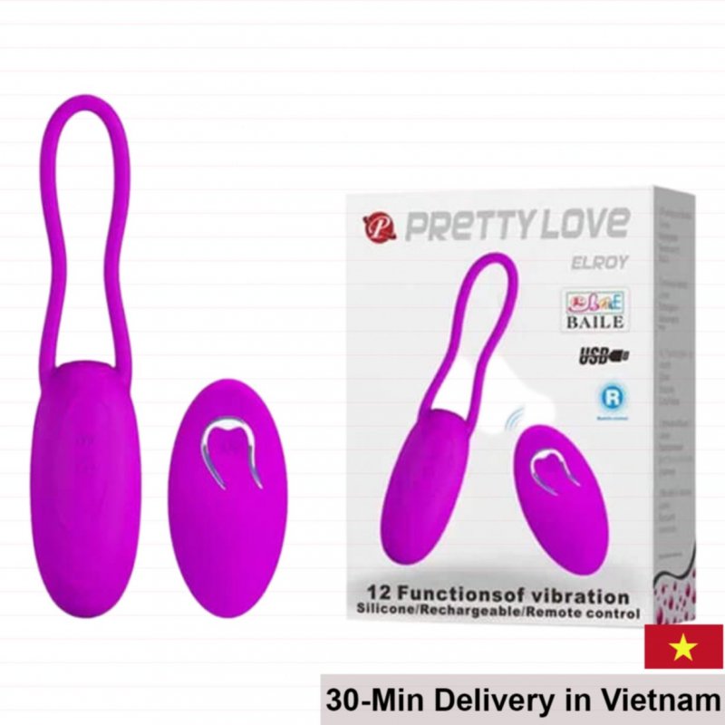 Elroy Pretty Love Wireless Remote Vibrating Egg Pink 