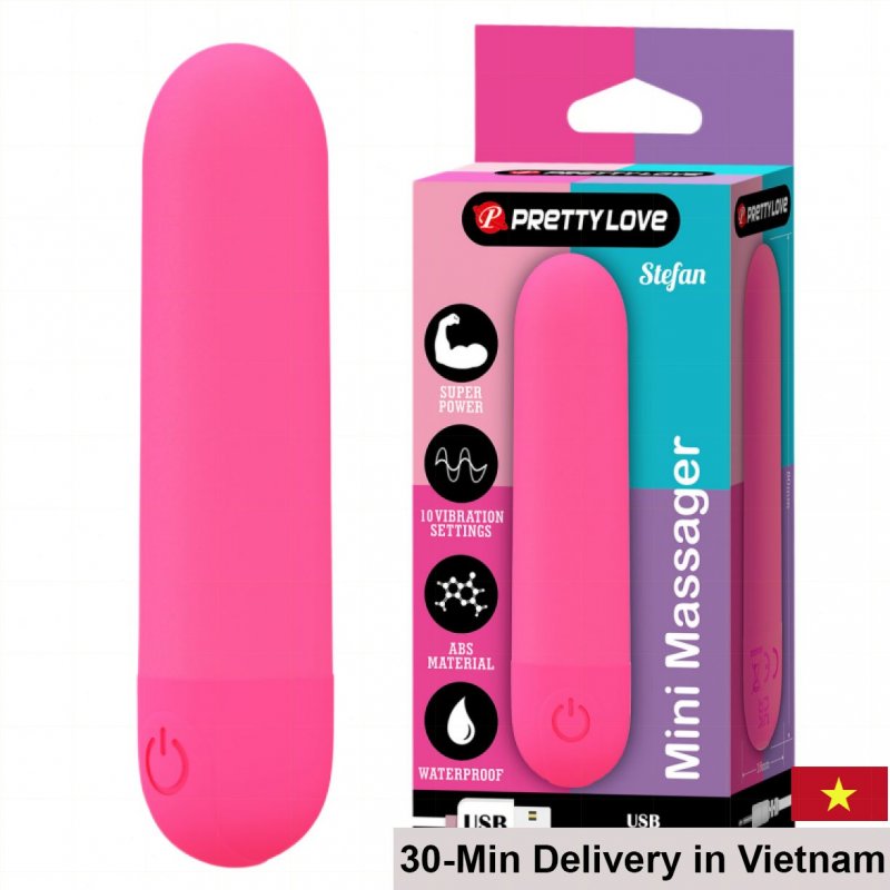 Pretty Love Stefan Bullet Vibrator Intense Stimulation Powerful Design 