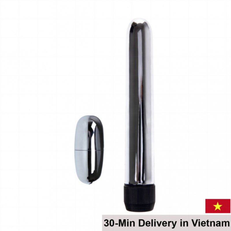 Baile Stainless Steel Dual-Ended Vibrating Wand Intense Stimulator 