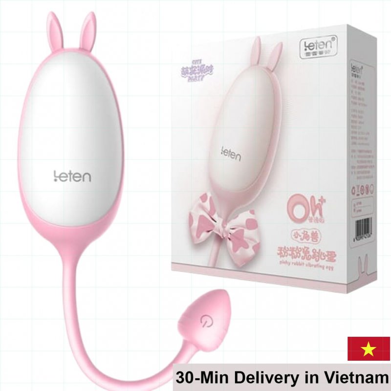 Leten Cute Female Silicone Vibrator Soft G-Spot Stimulator 