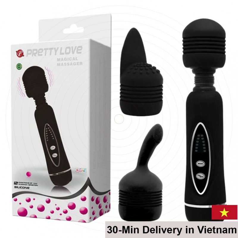 3-Head Multi-Mode Vibrating Massage Sex Toy for Women 