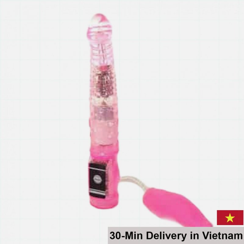 DV05 Premium Thrusting Vibrator with Egg Massager Silicone 