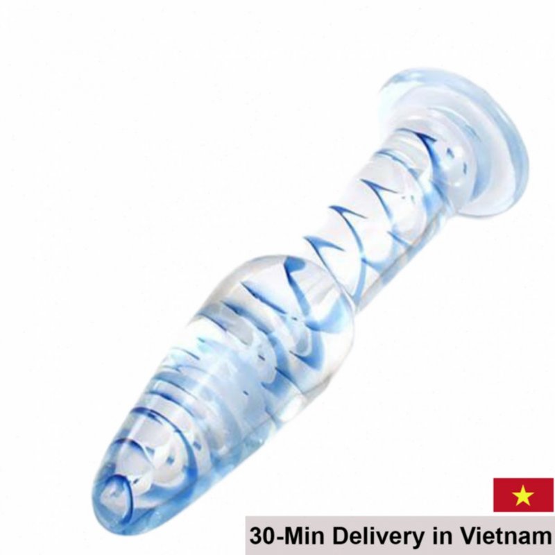 Glass Anal Plug Gay BDSM Metal Bondage Erotic Adult Toy Men Sex Access 
