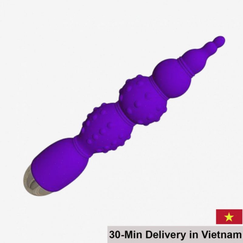 FAAK Beads Vibrating Anal Massage Stick with Multiple Modes 