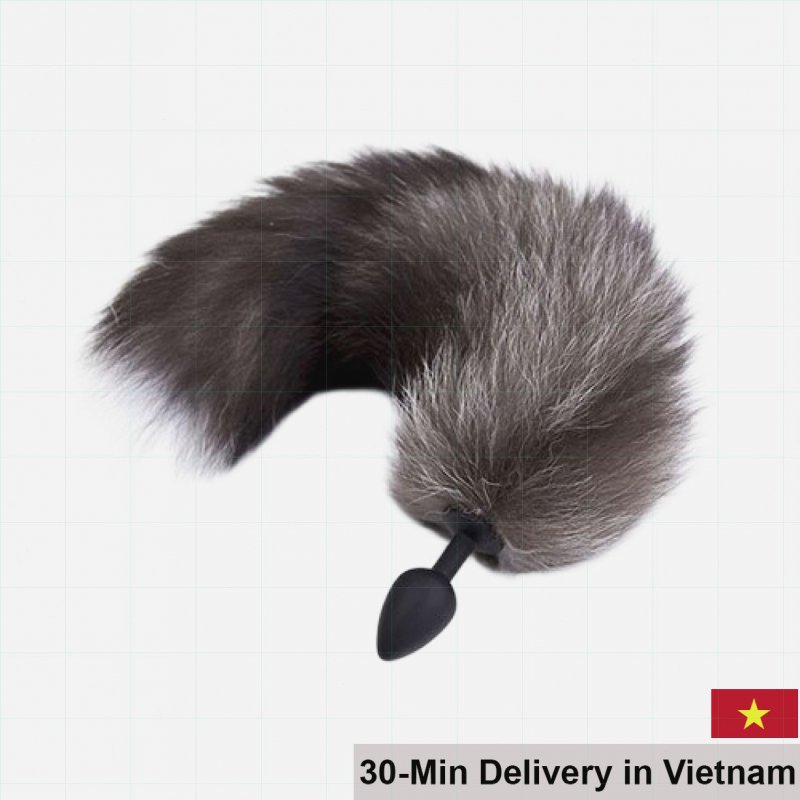 Silicone Fox Tail Anal Plug Sexy Cosplay Stimulator 