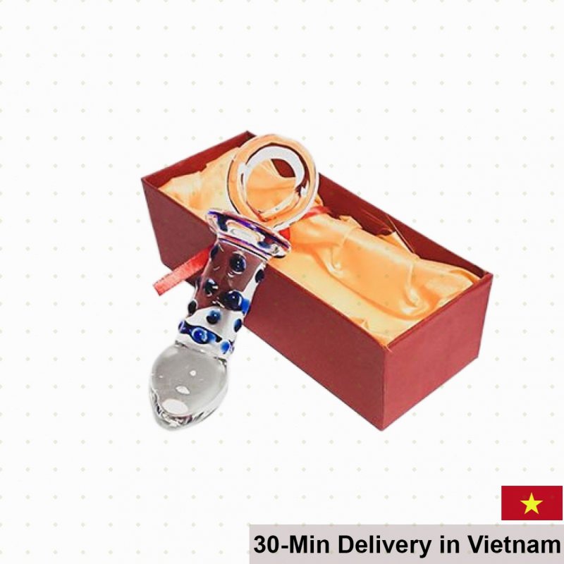 Clear Glass Anal Masturbator Male Gay High Durability Toy 