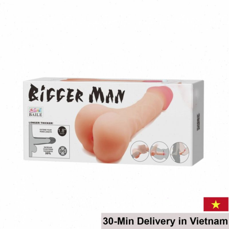 Baile Large Soft Silicone Anal Vibrator Flexible Dildo Non-Vibrating 