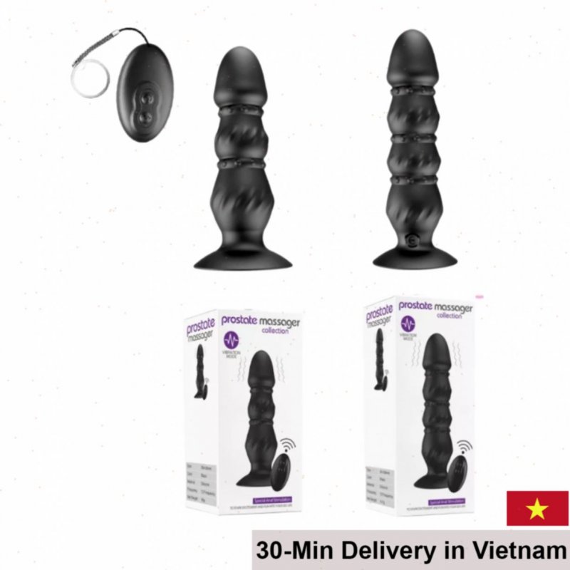 Powerful Remote Control Anal Plug Soft Silicone Waterproof 