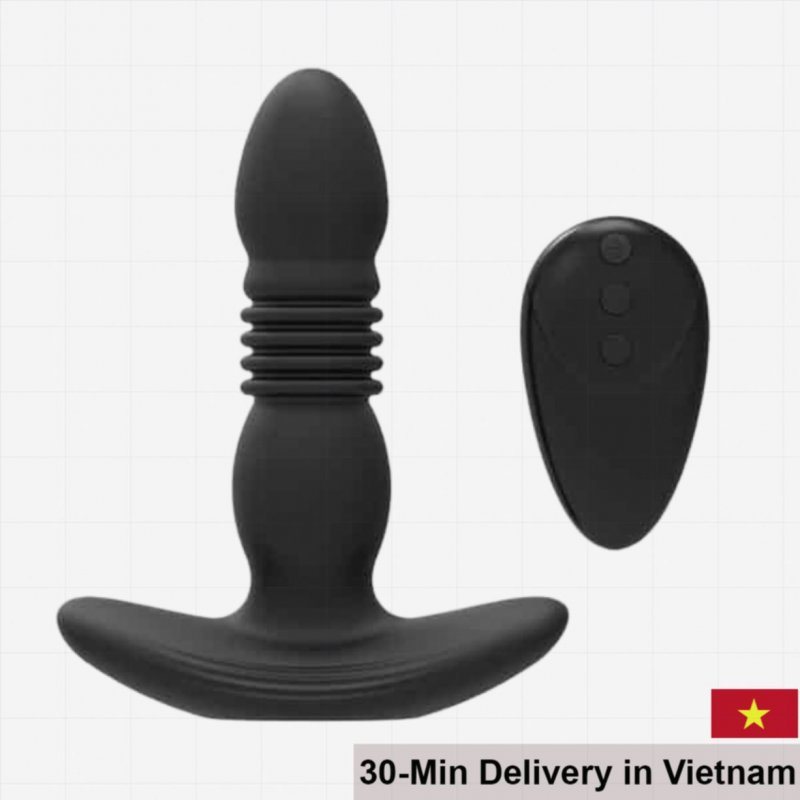 Auto Thrusting Remote Prostate Vibrator 10 Settings Waterproof 