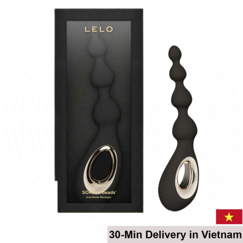 Lelo Soraya Beads Swedish Luxury Anal Vibrator Silicone Beaded Design 