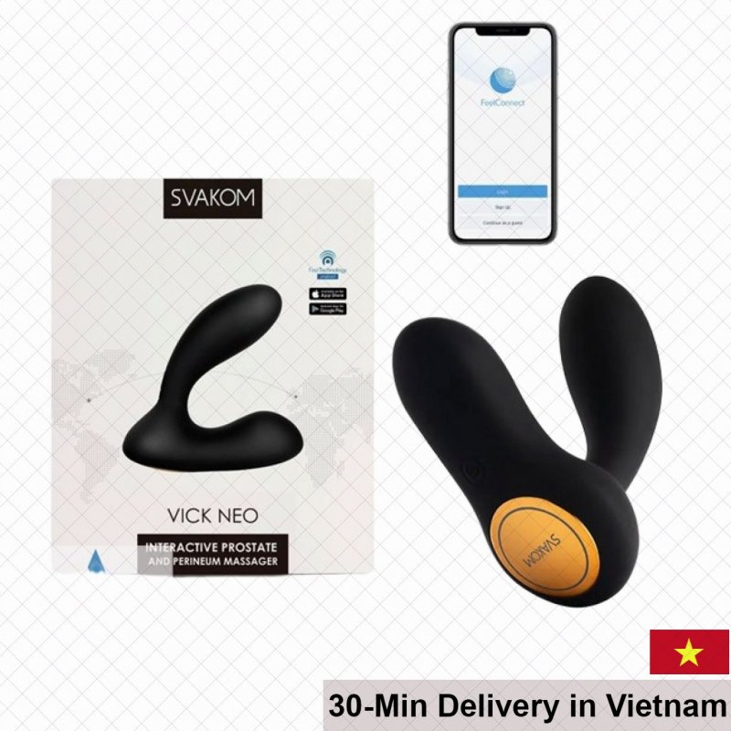 Svakom Vick Neo Internet Remote Anal & Vaginal Vibrator - App Controlled 