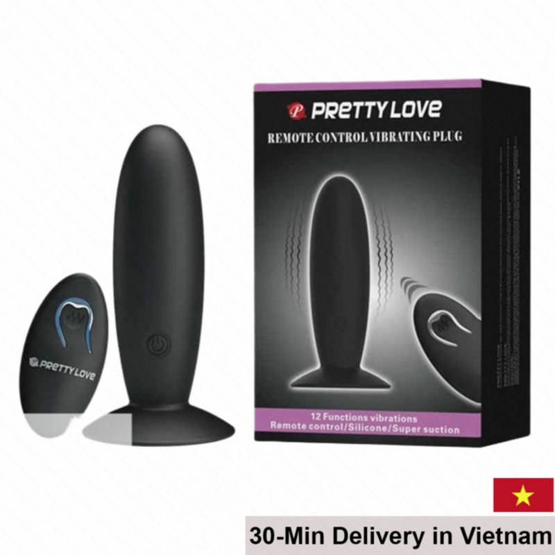 Pretty Love Remote Control Wall Mounted Anal Toy 12 Modes 