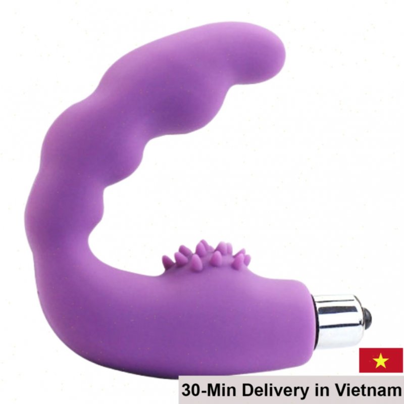 U-Shape Anal Massager Polymer Medical-Grade Safe Anal Stimulation Toy 