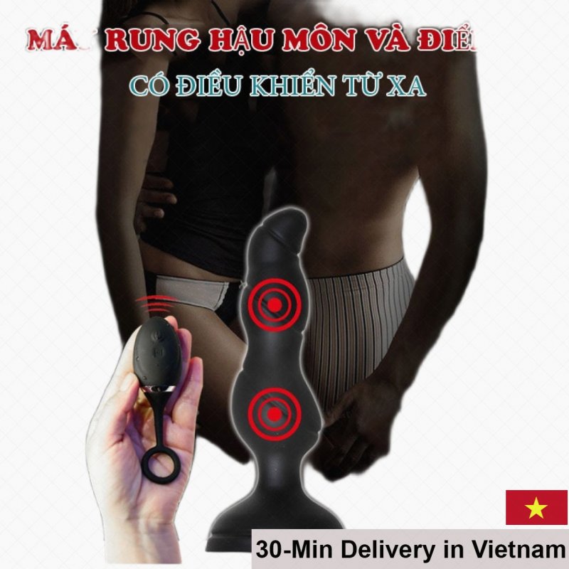 Powerful Anal G-Spot Remote Control Vibrator Silicone 