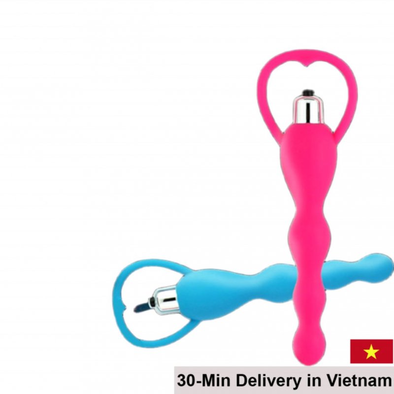 Basic Anal Beads Vibrator Discreet Silicone Toy 