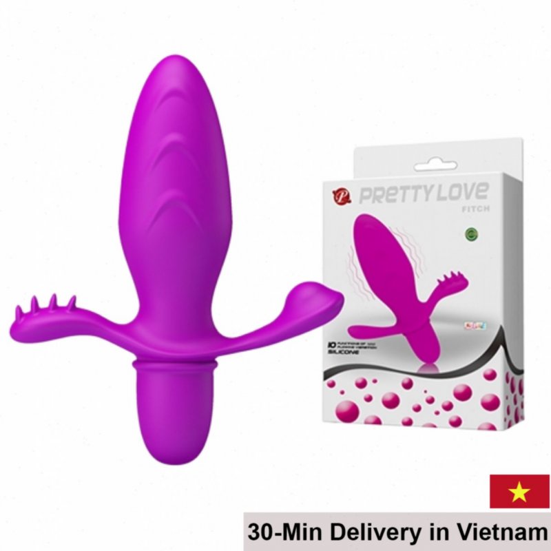 Prettylove Fitch Mini Anal Vibrator Silicone Safe 