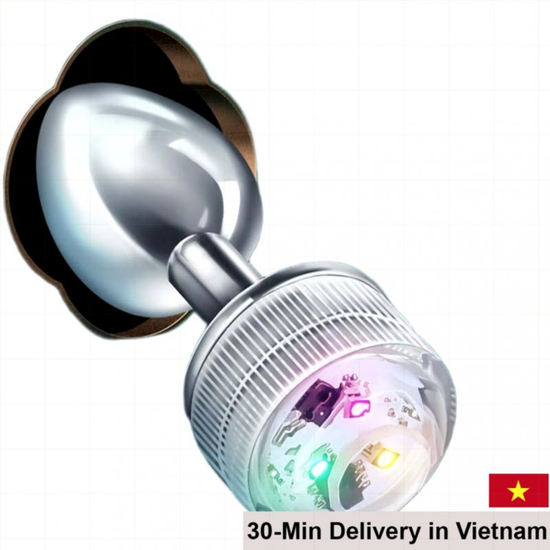 Unique 7-Color LED Anal Plug for Intense SM Pleasure 