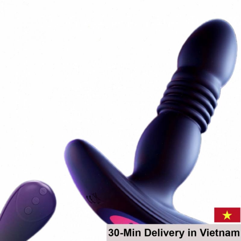 Mokang Remote Controlled Anal Prostate Stimulator Strong Vibration 