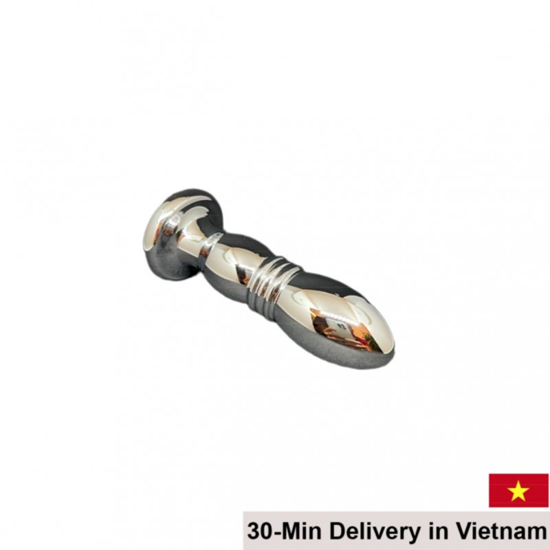 Stainless Steel Rechargeable Prostate & Anal Vibrator Plug 