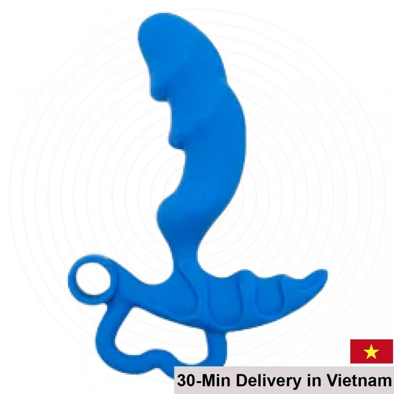 Handheld Silicone Anal Stimulator Gay Passion Toy 