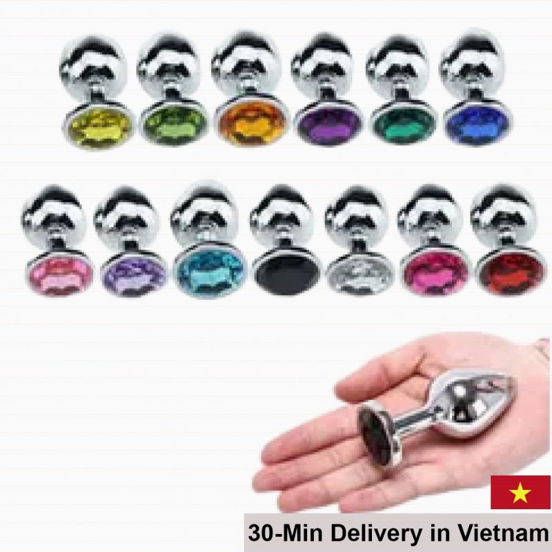 Stainless Steel Rainbow Anal Plug Durable Jewelry Style 