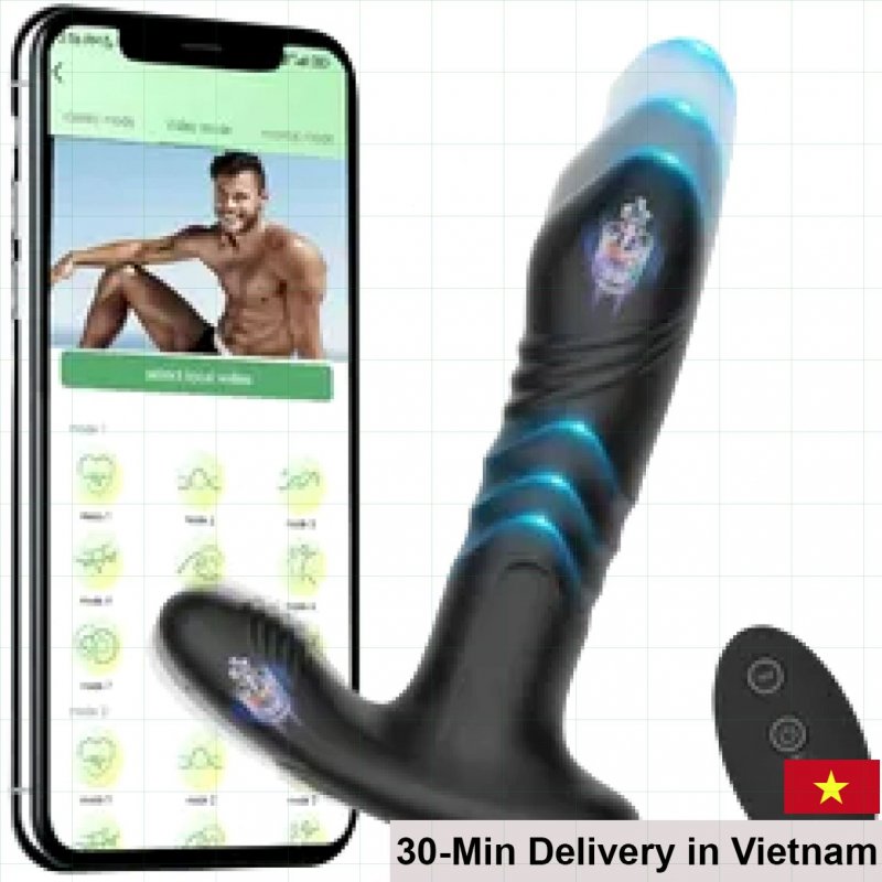 Rechargeable Multifunctional Anal Vibrator with Remote Control 
