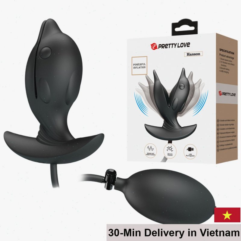 Pretty Love Hanson Anal Expander Flexible Vibrating Toy 