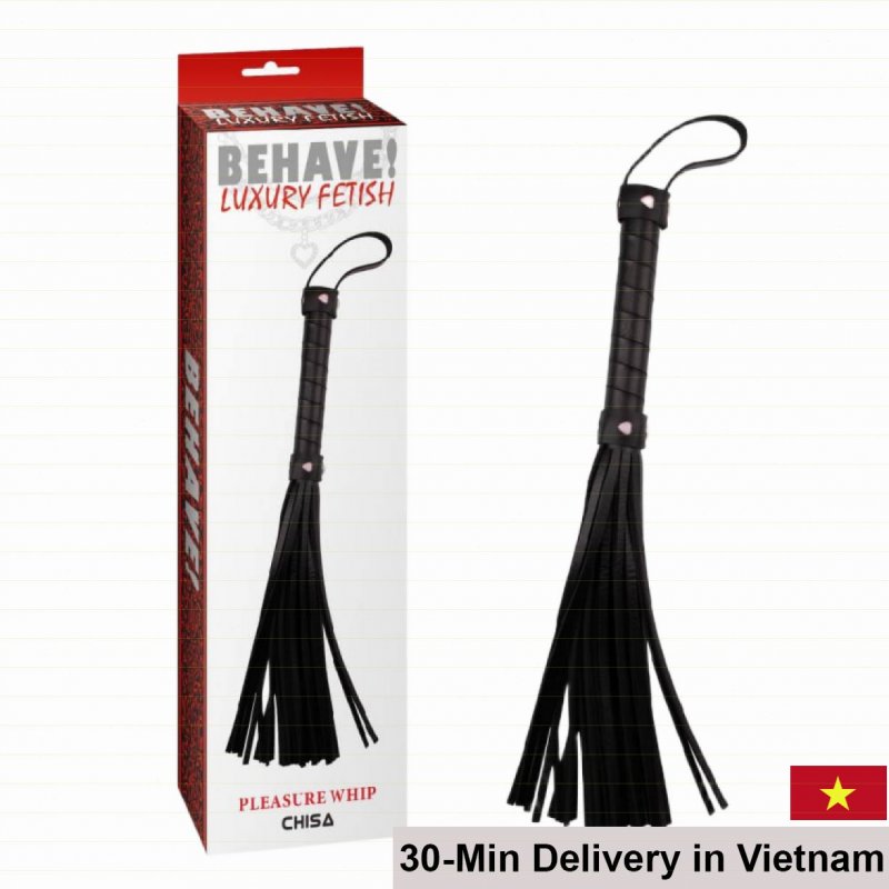 Chisa Behave! Luxury BDSM Leather Whip Pleasure Tool 