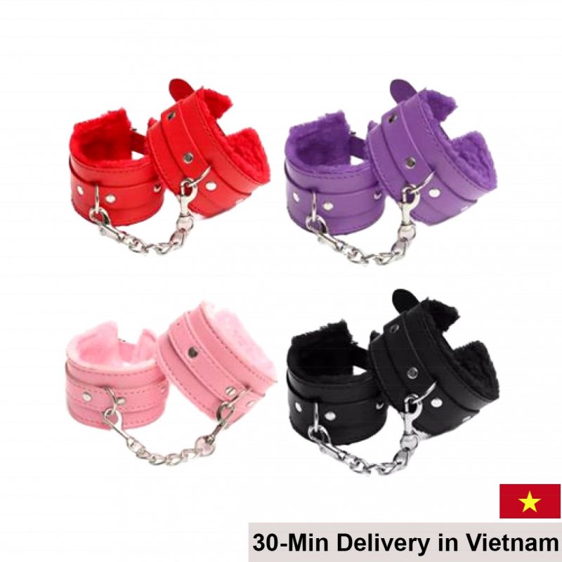 Soft BDSM Hand and Foot Restraints Sensual Bondage Kit 