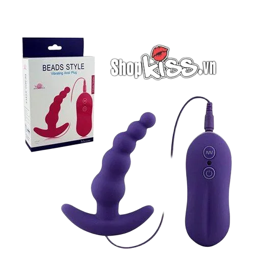 10-Mode Anchor-Shaped Vibrating Anal Stimulator Waterproof Silicone