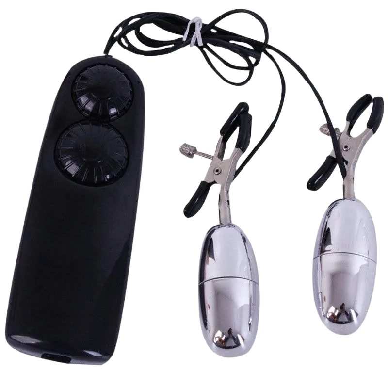 10 Mode Nipple Clamp Vibrator Intense Sexual Toy