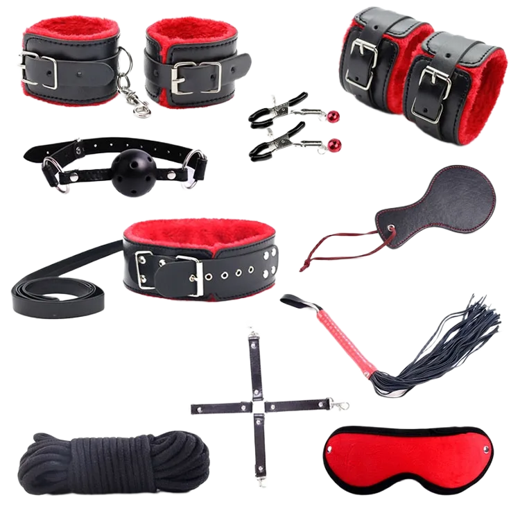 10-Piece Luxury Couples Erotic Play Kit Enhance Intimacy Fun