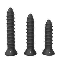 10-Speed Spiral Anal Plug Silicone Rechargeable Prostate Toy