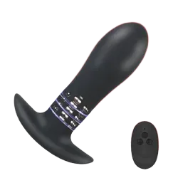 12cm Remote Control Silicone Rotating and Vibrating Anal Plug