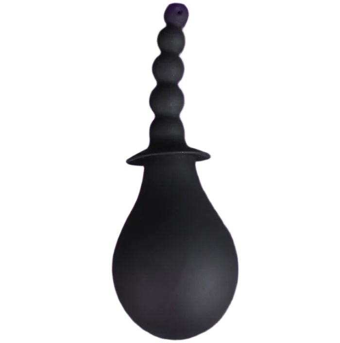 2-in-1 Safe Rubber Anal Cleaner and Stimulator 23cm