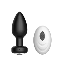 2025 Remote Control Black Anal Plug New Sensation