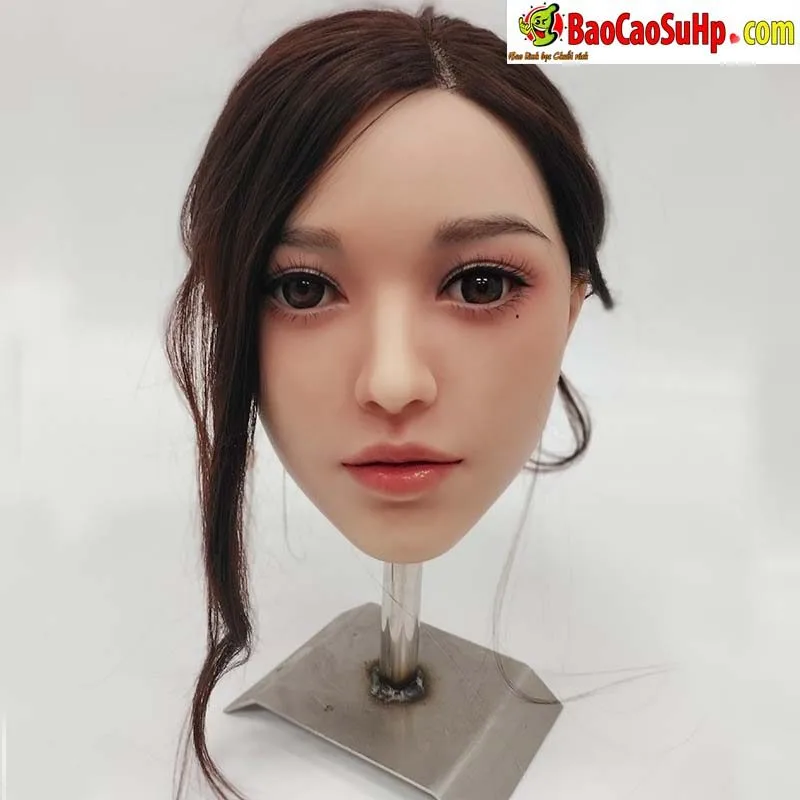 TPE Silicone Sex Doll Head With Hair Realistic Style — photo 3