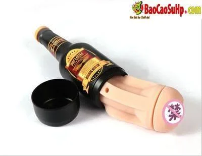 Premium Beer Bottle Shape Discreet Silicone Male Masturbator Toy — photo 3