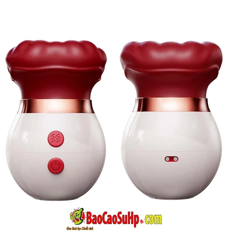 Huankouai Red Lips Licking Sucking Powerful Female Pleasure Toy — photo 2