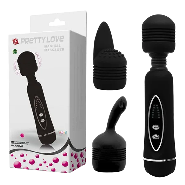 3-Head Multi-Mode Vibrating Massage Sex Toy for Women