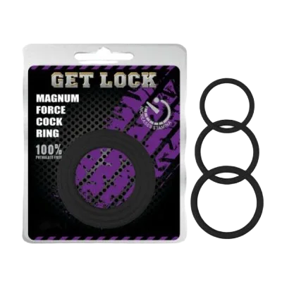 3-Pack Silicone Cock Rings for Long-Lasting Erection and Delay
