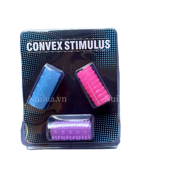 3-Piece Textured Penis Sleeve Condom Enhancer Set